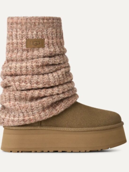 UGG Shoes - UGG Classic Mini Dipper Legwarmer - Light Bronze - Size 7